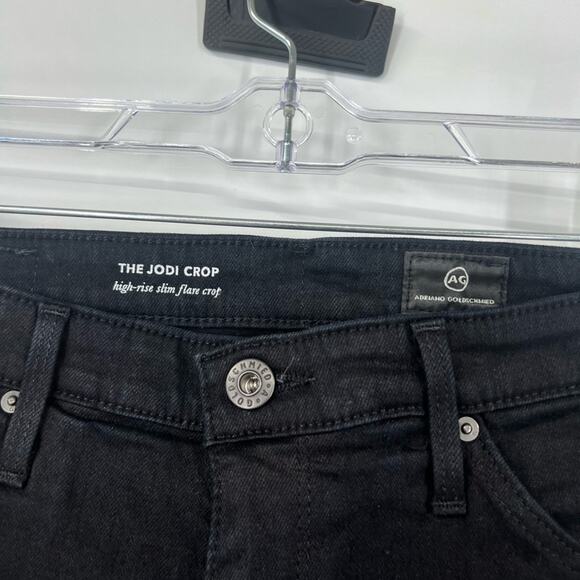 AG Adriano Goldschmied The Jodi Cropped Slim Flare Jeans Embroidered - Picture 4 of 7